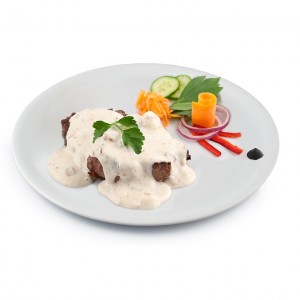 Mușchi de vită cu sos gorgonzola