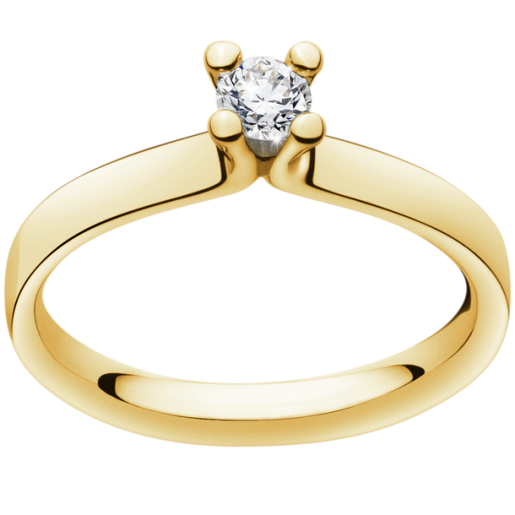 MAGIC RING - 18 KT. YELLOW GOLD WITH BRILLIANTS